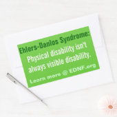 Sticker van het syndroom van Ehlers-Danlos (EDS) - (Envelop)