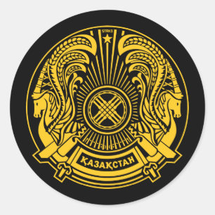 Sticker van het wapen van Kazachstan