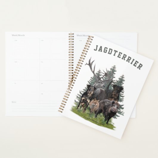 Sticker van Jagdanger buitenloods Onderzetter T Planner (Display)
