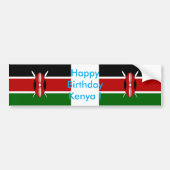 Sticker van Kenia, Happy Birthday Kenia ! (Voorkant)