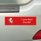 Sticker van Kent County (Op auto)