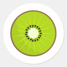 Sticker van kiwi-vruchten