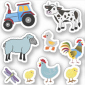 STICKER VAN KUSTDIEREN (Voorkant)