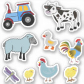 STICKER VAN KUSTDIEREN (Voorkant)