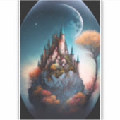 Sticker van Magical Fantasy Castle (Voorkant)