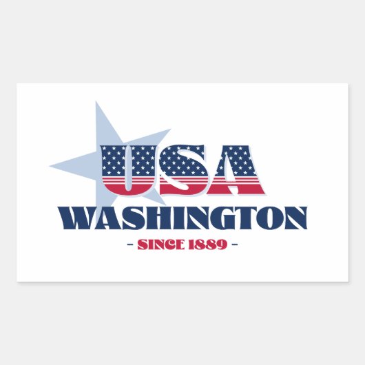 Sticker van mijn thuisstaat (Voorkant)