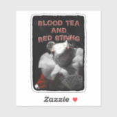 Sticker van Mouse van Blood Tea en Red String (Vel)