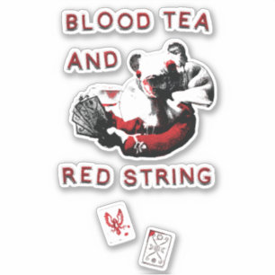 Sticker van Muis uit Blood Tea and Red String