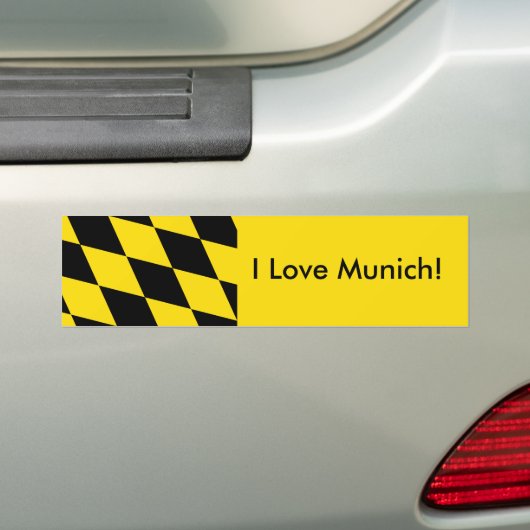 Sticker van München, Duitsland (Op auto)