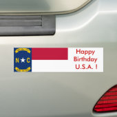 Sticker van North Carolina (Op auto)