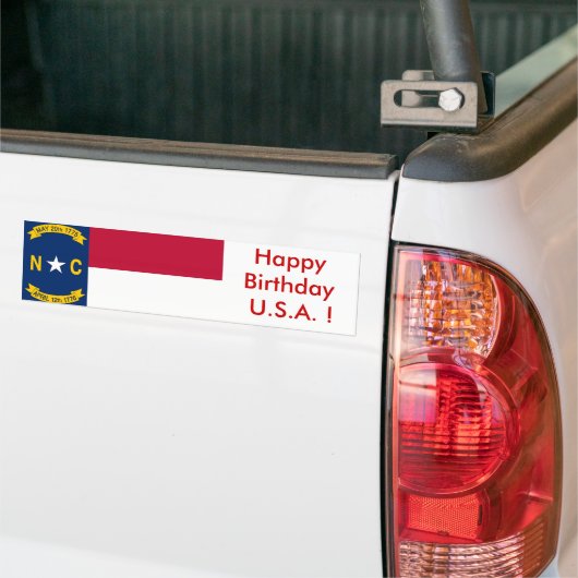 Sticker van North Carolina (Op Truck)