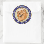 Sticker van obama "no hope" (Tas)