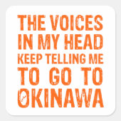 Sticker van Okinawa (Voorkant)