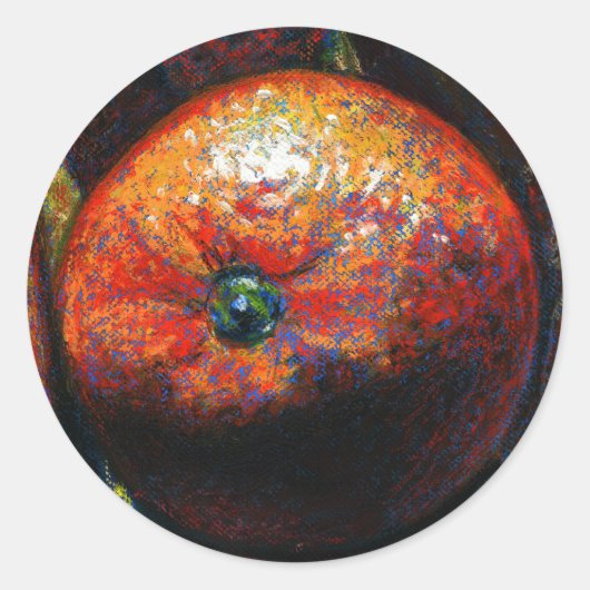 sticker van Oranje vruchten (Voorkant)