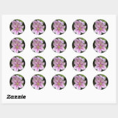 Sticker van Roze Lily (Clematis) (Vel)