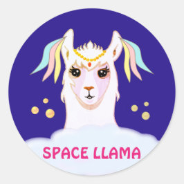 Sticker van ruimtelama