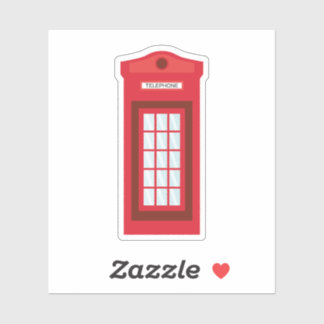 Sticker van telefooncel