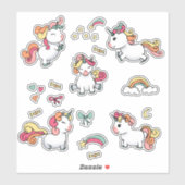 Sticker van Unicorn (Vel)