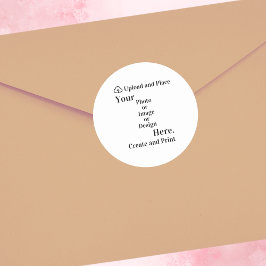 Sticker van uw ontwerp of foto-upload