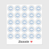 Sticker van vissoep (Vel)