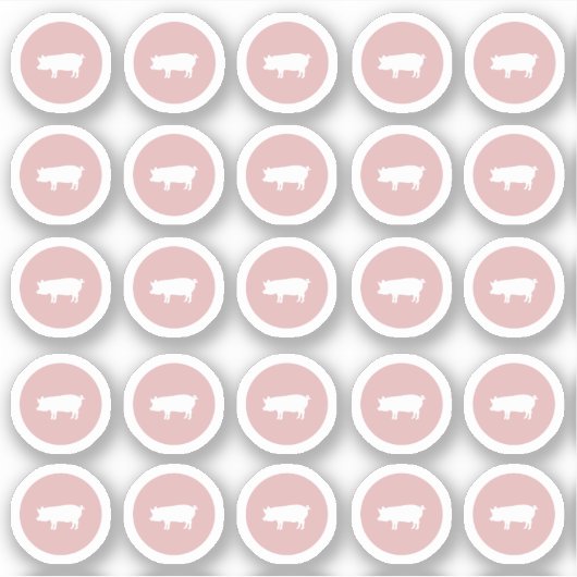 Sticker van vleeskeuken (Voorkant)