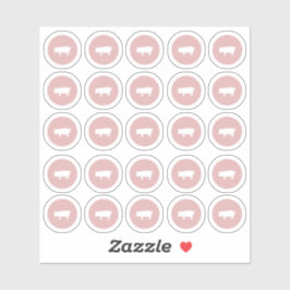 Sticker van vleeskeuken