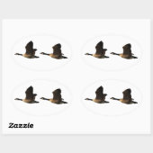 Sticker van vliegende ganzen (Vel)