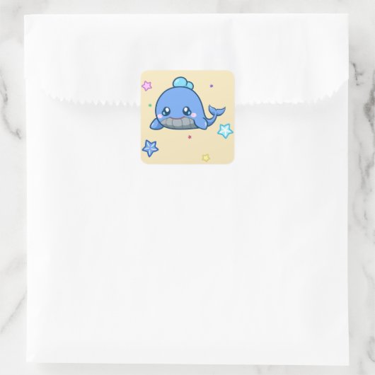 Sticker van walvis (Tas)