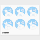 Sticker van Wedding Gown Blue Names (Vel)