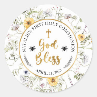 Sticker van wilde bloemen