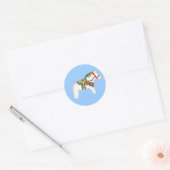 Sticker van witte paarden (Envelop)