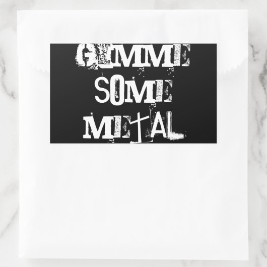 sticker van zware metalen (Tas)