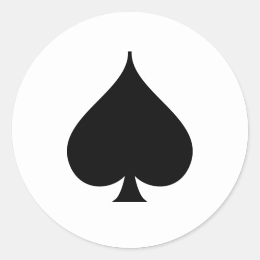 Sticker van zwart spatiesymbool (Voorkant)