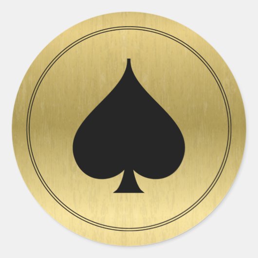 Sticker van zwart spatiesymbool (Voorkant)