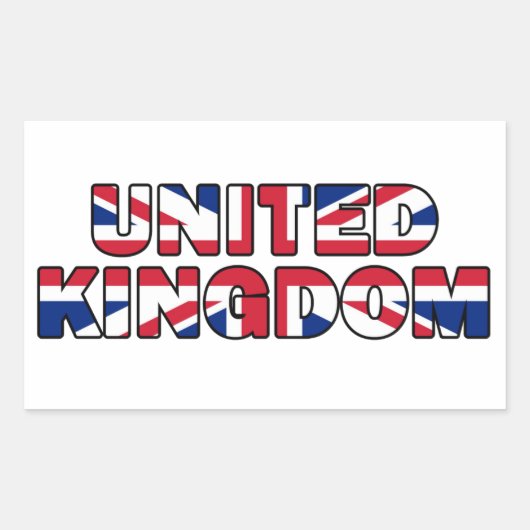 Sticker Verenigd Koninkrijk (Voorkant)