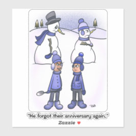 Sticker vergeten Jubileum Square