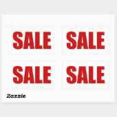 Sticker VERKOOP RECTANGULAR (Vel)