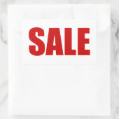 Sticker VERKOOP RECTANGULAR (Tas)