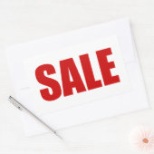 Sticker VERKOOP RECTANGULAR (Envelop)