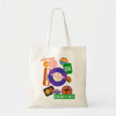 Sticker verzamelaars en Fun Design liefhebbers Tote Bag (Voorkant)
