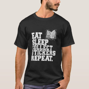 Sticker verzamelen t-shirt