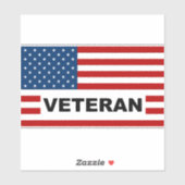 sticker "VETERAN"-venster (Vel)