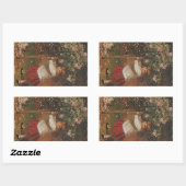 Sticker  Victoriaans Meisje Plaid Rok Tatting (Vel)