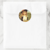 Sticker  Victoriaans Pinafore Girl Daffodil (Tas)