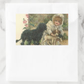 Sticker Victoriaans redt zwerfhonden pups (Tas)