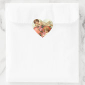 Sticker Victoriaans Valentijn Cupids Harten (Tas)