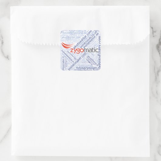 Sticker (vierkant) (Tas)