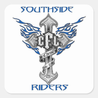 Sticker - vierkant wit 1.5x1.5