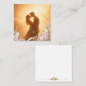 Sticker Vierkante Visitekaartje (Voorkant / Achterkant)