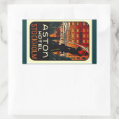 Sticker Vintage Travel Hotel Stockholm Zweden (Tas)